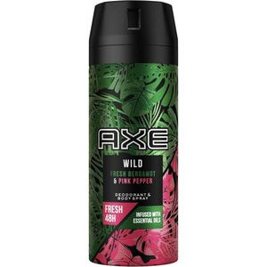 Axe - Deodorant - Spray - Wild - Fresh Bergamot & Pink Pepper - 150ml
