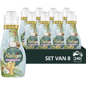 Robijn Collections Kokos Wasverzachter - 8 x 30 wasbeurten - Voordeelverpakking