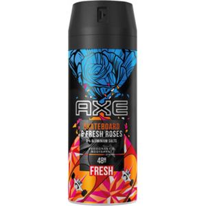 AXE - Bodyspray Skateboard & Fresh Roses - Deodorant - 150ml - Aluminiumvrij
