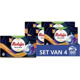 Robijn - Wasmiddel Capsules - Black Velvet - 4 Dozen - 60 Wasbeurten