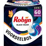 Robijn - Wasmiddel Capsules - Black Velvet - 4 Dozen - 60 Wasbeurten