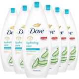 Dove Hydrating Care Nourishing Douchecrème - 6 x 225 ml - Voordeelverpakking