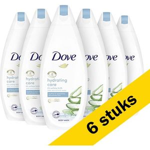Dove Hydrating Care Nourishing Douchecrème - 6 x 225 ml - Voordeelverpakking