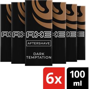 Axe Dark Temptation Aftershave - 6 x 100 ml - Voordeelverpakking