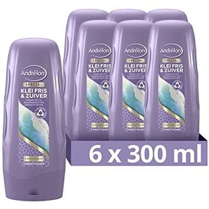 Andrélon Klei Fris & Zuiver Conditioner - 6 x 300 ml - Voordeelverpakking