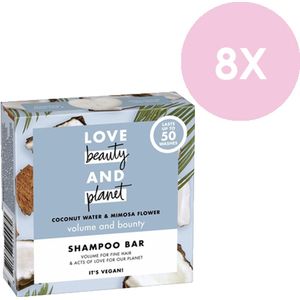 Love Beauty and Planet Shampoo Bar Coconut Water & Mimosa Flower - 8 x 90 gr