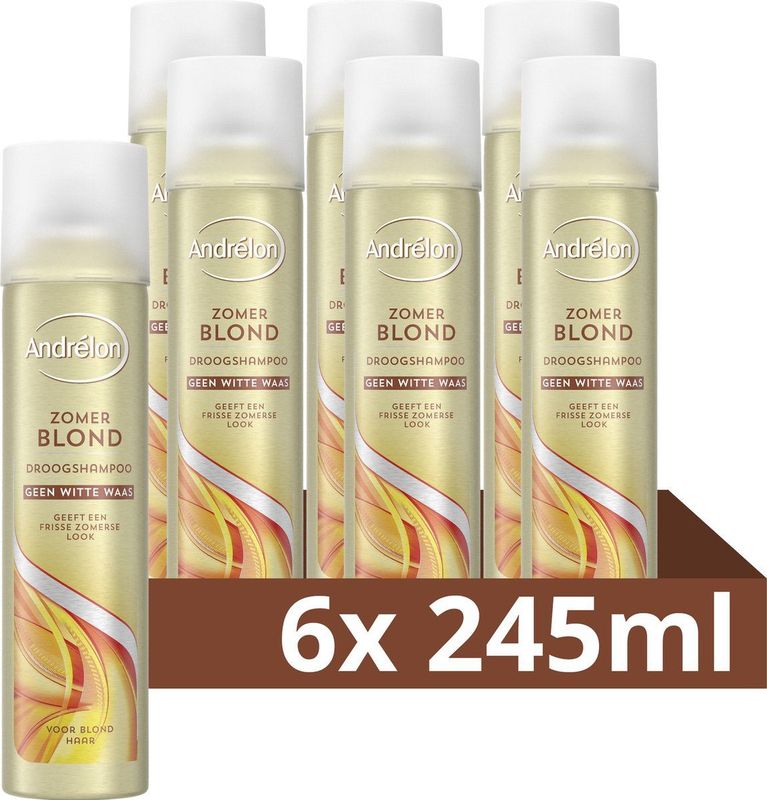 Andrélon Zomer Blond droogshampoo - 6 x 245 ml