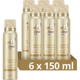 6x Dove Bodymousse DermaSpa Tan Fair to Medium 150 ml