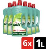 Andy Vertrouwd Allesreiniger - 6 x 1 liter - Voordeelverpakking