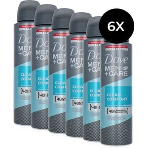 Dove - Deodorant - Clean Comfort - 150ml x 6