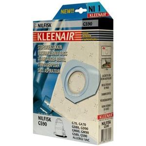 Kleenair NI 1 stofzuiger zak met micro filtration - NILFISK  - 4 stofzuigerzakken + filter