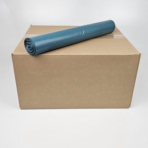 Blauwe Vuilniszakken | 200 Zakken | 160 Liter | Gerecycled LDPE | T70 | 80x120 cm - Lange Vuilniszak, Vuilbak Buiten Afvalzak, Sterke Vuilniszakken Blauw, Vuilniszakken 160 Liter