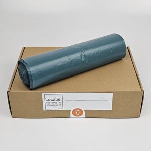 Afvalzak blauw – 240 liter – 10 rollen – 65/20x125