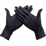 Comfort Nitrile Handschoenen Zwart Ongepoederd Medium 100 stuks