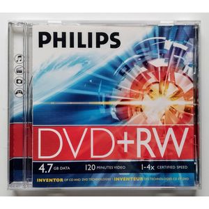 Philips DVD+RW 4.7GB 1-4x - 120 Min Video