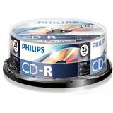 Philips - CD-R 80Min 700MB 52x - Spindel - 25 Stuks