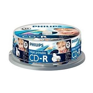 Philips CD-R 700MB 52x - 25 Stuks - Spindel