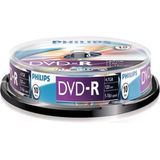 Philips - DVD-R - 4.7 GB - 10 stuks - High-speed 1-16x