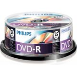 Philips - DM4S6B25F - DVD-R - 4,7GB - Speed 16x - Spindle - 25 stuks