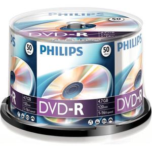 Philips DM4S6B50F - DVD-R - 4,7GB - Speed 16x - Spindle - 50 stuks