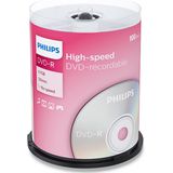 Philips DVD-R 4,7GB 16x Spindel 100 Stuks