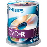 Philips DVD-R/ 4,7GB/ 16x/ Spindel 100 stuks