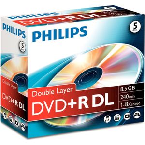 Philips Dr8s8j05c Dvd+r Dl 5 St.