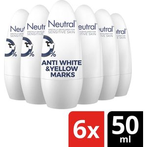 Neutral Deodorant Roller Invisible 50 ML - 6 stuks