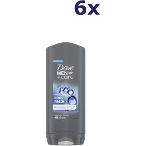 Dove Men+Care - Douchegel - Cool Fresh - 6 Stuks - 400 ml