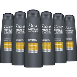 Dove Men+Care Thick Shampoo - 6 x 250ml - Voordeelverpakking