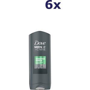 Dove Men + Care Sensitive Shield - 250 ml - Douche Gel - 6 stuks - Voordeelverpakking