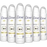 Dove Invisible Dry Anti-Transpirant Deodorant Spray - 6 x 150 ml - Voordeelverpakking