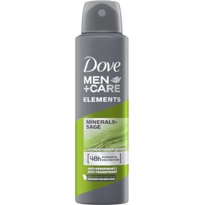 Dove Men+Care - Elements Minerals + Sage - Deodorant Spray - 100% Alcoholvrij