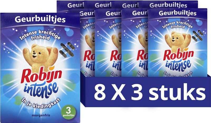 Robijn - Intense Morgenfris - Geurbuiltjes - 3 Sachets
