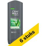 Dove Men+ Care douchegel Shower Mineral&Sage  (6x 250 ml)