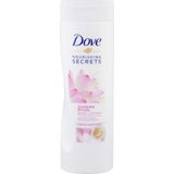 Dove - Nourishing Secrets - Bodylotion - 400ml - Rijstmelk - Lotusbloem Extract