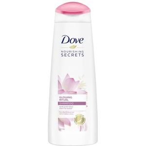 Dove Nourishing Secrets Glowing Ritual Lotus & Rijstwatershampoo voor droog en dof haar, 250 ml
