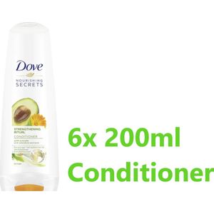 6x Dove Conditioner – Strengthening Ritual Avocado 200ml