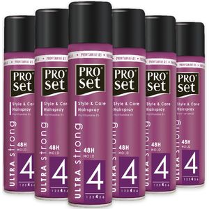 Proset Haarlak Ultra Strong - 6 x 300 ml - Voordeelverpakking