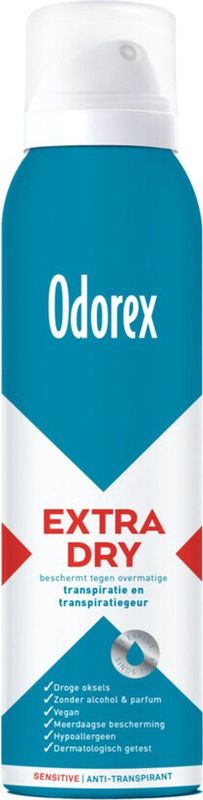 Odorex - Extra Dry - Antitranspirant Spray - 150 ml - Sensitive