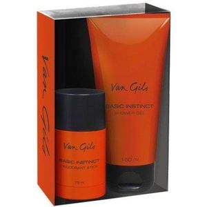 Van Gils - Basic Instinct - Geschenkset - Deostick 75 Gram - Shower Gel 150 Ml