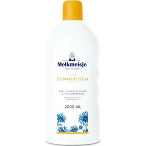 Melkmeisje Zonnebloem/Melk - 2000 ml - Bad- & Douchegel