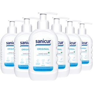 Sanicur - Handzeep Original - 6x 300 ml - Natuurlijke Ingrediënten