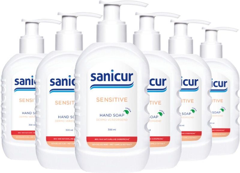 Sanicur - Handzeep - Sensitive - Natuurlijke Ingrediënten - Dermatologisch Getest