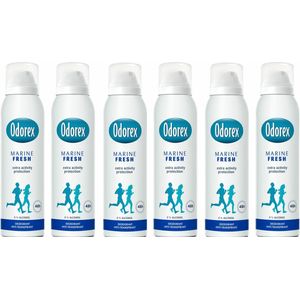 Odorex Marine Fris Deodorant Spray Voordeelverpakking 6 x 150 ml