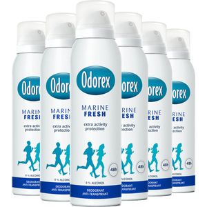 Odorex Marine Fresh Anti-Transpirant Deodorant Spray - 6x 150ml - Voordeelverpakking