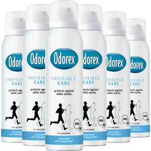 Odorex Invisible Care Anti-Transpirant Deodorant Spray - 6x 150ml - Voordeelverpakking
