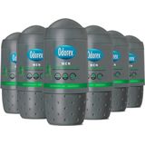 Odorex For Men Fresh Protection Anti-Transpirant Deodorant Roller - 6x 50ml - Voordeelverpakking