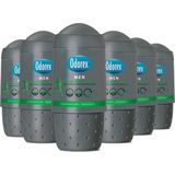 Odorex For Men Fresh Protection Anti-Transpirant Deodorant Roller - 6x 50ml - Voordeelverpakking