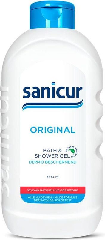 Sanicur Original Bad en Douchegel - 4x 1000ml - Voordeelverpakking